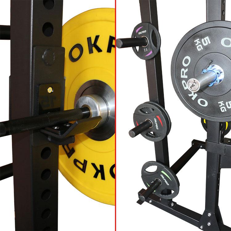 CATCH Commercial Power Rack with Plate Holders | In Stock - Racks -Catch Fitness