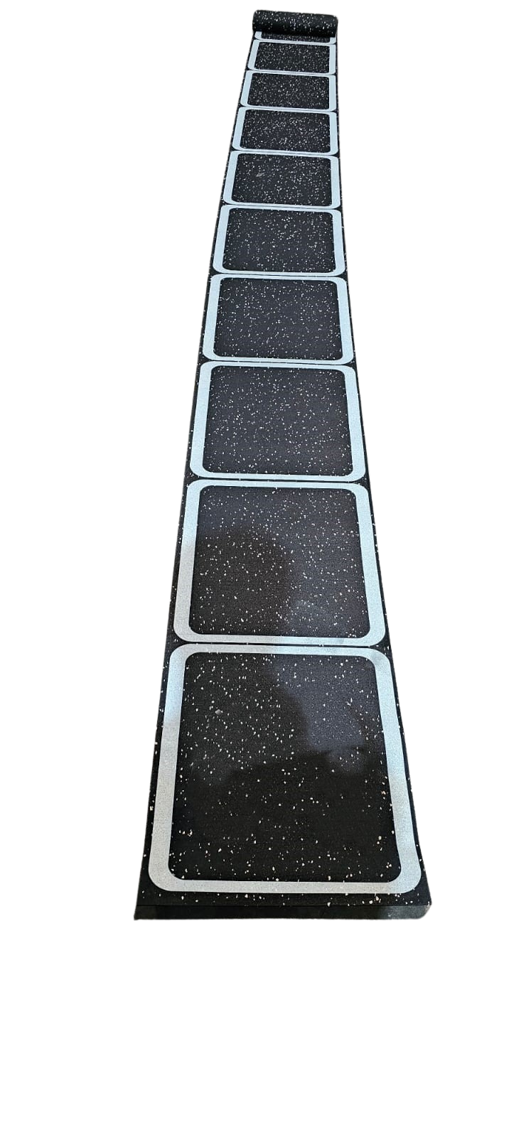Rubber Mat roll (Black with White flakes)