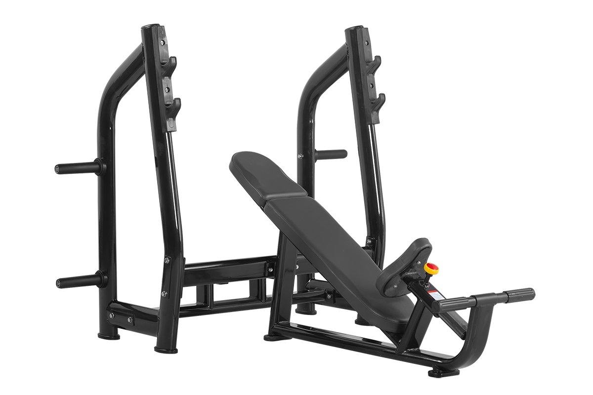 HMC Commercial Incline Bench with Plate holders | Made to Order -Catch Fitness