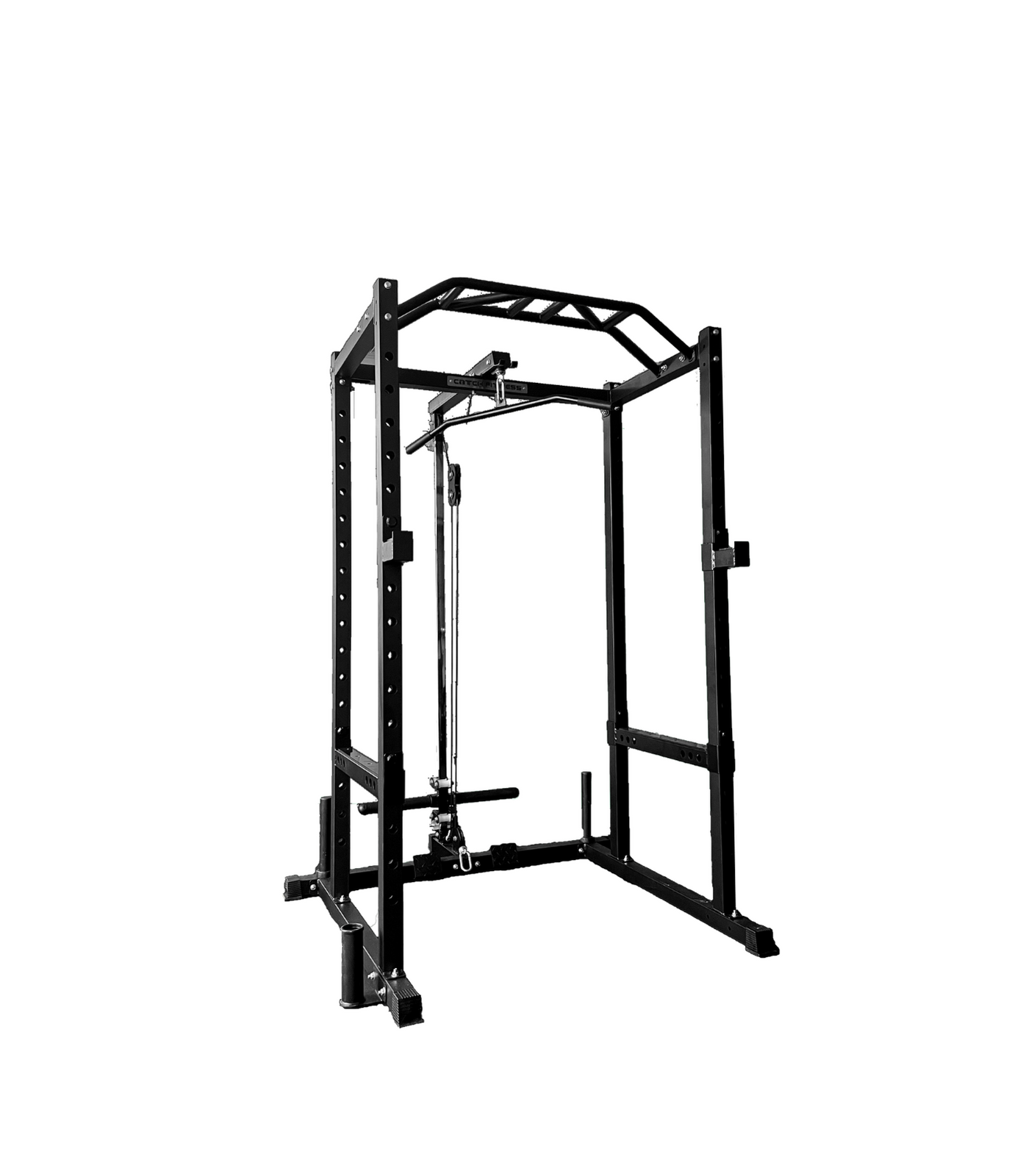 CATCH Commercial Power Rack with Lat Pulley & Dip Bar | In Stock - Racks -Catch Fitness